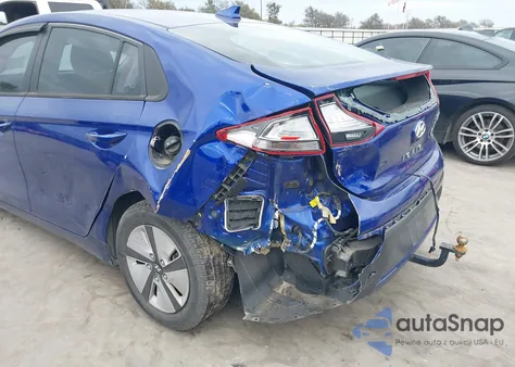 2021 Hyundai Ioniq Hybrid Blue из США, поврежденный, VIN KMHC65LC8MU252748